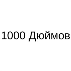 Товарный знак №1030509, принадлежит организации Общество с ограниченной ответственностью "1000 Дюймов", ОГРН 5137746047159, ИНН 7715981403