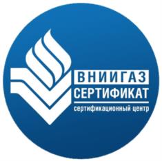 Товарный знак №1040345, принадлежит организации Частное учреждение "Сертификационный центр "ВНИИГАЗ-Сертификат", ОГРН 1035000901847, ИНН 5003025605