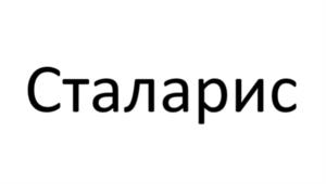 Товарный знак №1062378, принадлежит организации Общество с ограниченной ответственностью «СТАЛАРИС», ОГРН 1243100001605, ИНН 3100029200