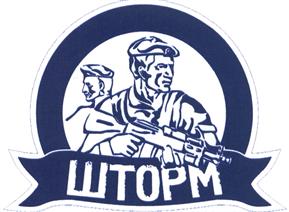 Товарный знак №391821, принадлежит организации Общество с ограниченной ответственностью "Частное охранное предприятие "Шторм", ОГРН 1035752001306, ИНН 5752030868