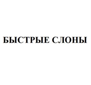 Товарный знак №601438, принадлежит организации Общество с ограниченной ответственностью "Быстрые слоны", ОГРН 1162468110342, ИНН 2463104240