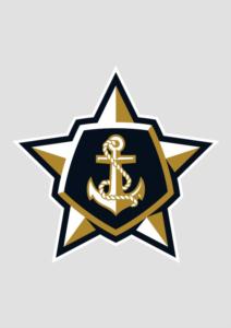 Товарный знак №852812, принадлежит организации Автономная некоммерческая организация по развитию и организации культуры и спорта «Хоккейный Клуб «АДМИРАЛ ПРИМОРСКИЙ КРАЙ», ОГРН 1182500000231, ИНН 2543123104