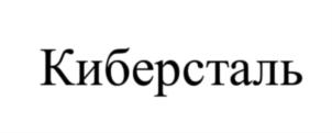 Товарный знак №893795, принадлежит организации Общество с ограниченной ответственностью "Киберсталь", ОГРН 1206600028315, ИНН 6684036797